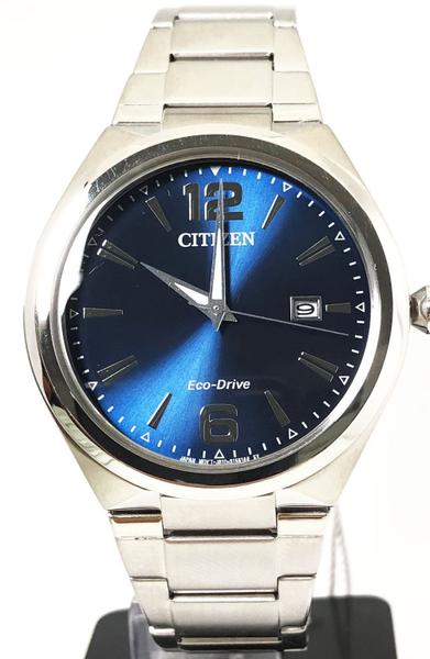 Relógio Masculino Citizen Tz20895F Eco-Drive Prata Azul