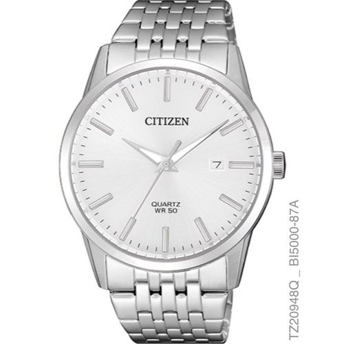 Relógio Masculino Citizen TZ20948Q Quartz Aço Inoxidável Prata