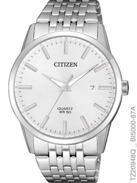 Relógio Masculino Citizen TZ20948Q Quartz Aço Inoxidável Prata