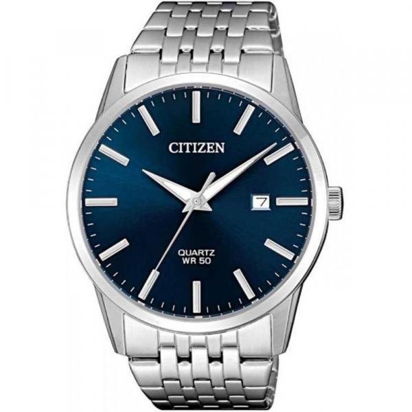 Relógio Masculino Clássico Social Citizen Tz20948f Prata e Azul