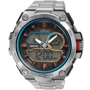 Relógio Masculino Condo Anadigi CO1161A/3V - Prata