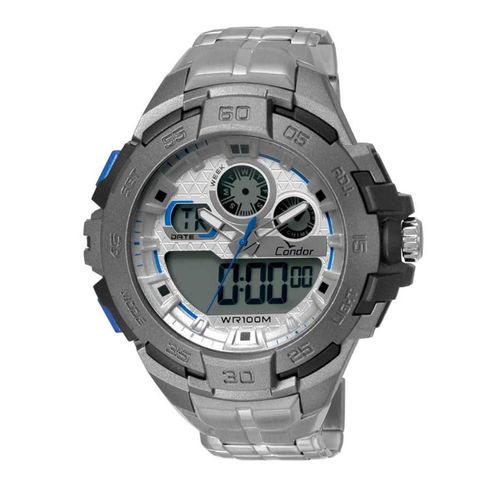 Relógio Masculino Condor Anadigi CO1154BR/3K Aço