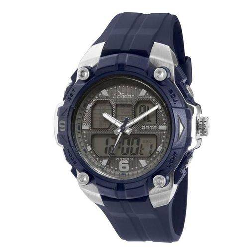 Relógio Masculino Condor Anadigi Coad0912a/8c - Azul