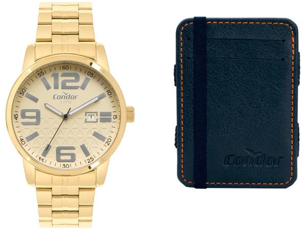 Relógio Masculino Condor Analógico - CO2115KUO/K4D Dourado com Acessório