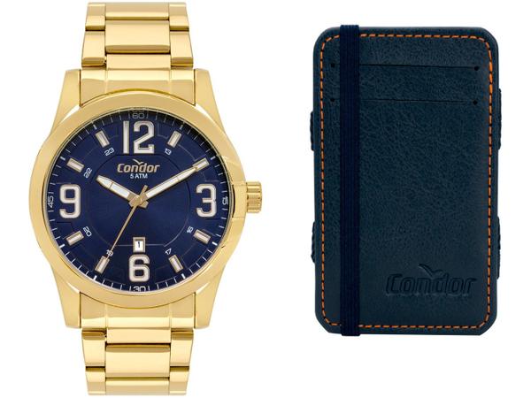 Relógio Masculino Condor Analógico - CO2115KVZ/K4A Dourado com Acessório