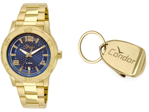 Relógio Masculino Condor Analógico - CO2415BB/K4A Dourado com Acessório