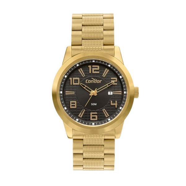 Relógio Masculino Condor CO2115KWZ/4D 46mm Aço Dourado