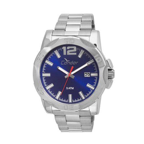 Relógio Masculino Condor CO2415BG/3A Pulseira Aço Prata