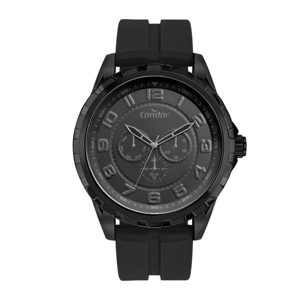 Relógio Masculino Condor CO6P29JB/2P 54mm Silicone Preto