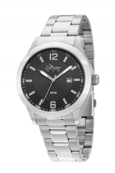 Relógio Masculino Condor COPC32AN/3P Pulseira Aço Prata