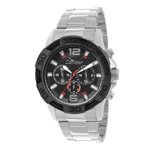 Relógio Masculino Condor COVD54AB/3P Pulseira Aço Prata