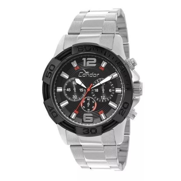 Relógio Masculino Condor Covd54ab/3p Pulseira Aço Prata