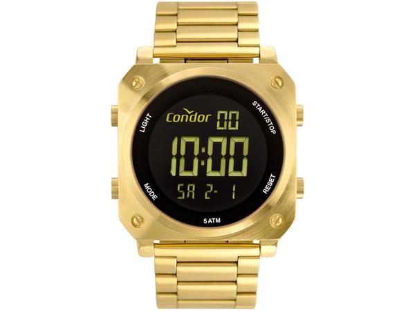 Relógio Masculino Condor Digital Esportivo - COFO018AC/4D Dourado