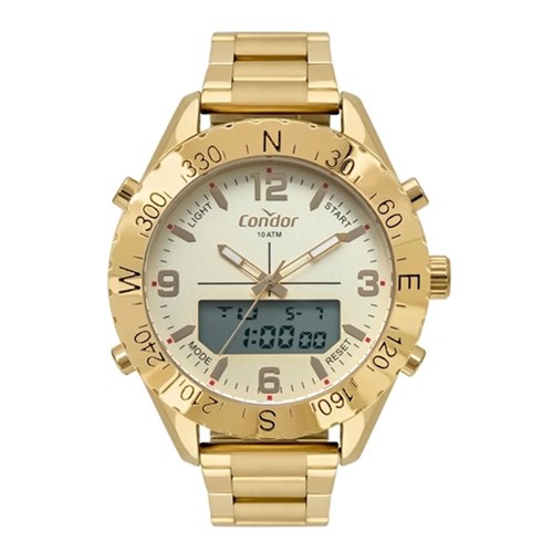 Relógio Masculino Condor Dourado COBJ3689AB/4X