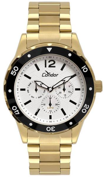 Relogio Masculino Condor Dourado Multi-funçao CO6P29IP4B