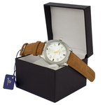 Relógio Masculino Couro Orizom Original + Caixa + Garantia