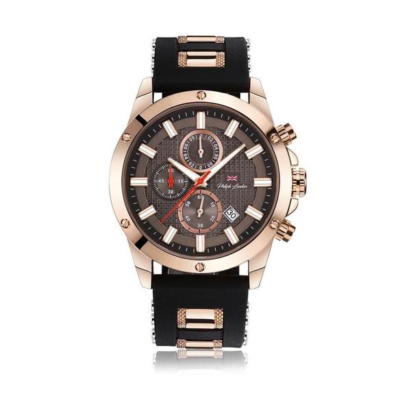 Relógio Masculino Cronógrafo Rose e Preto PL80068612M - Philiph London