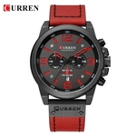 Relógio Masculino Curren 8314 RED - Preto e Vermelho