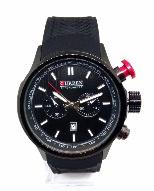 Relógio Masculino Curren 8175 Calendário - LO346099-1
