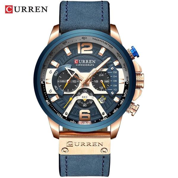 Relogio Masculino Curren 8329 Azul