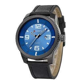 Relógio Masculino Curren Analógico 8180 Preto e Azul