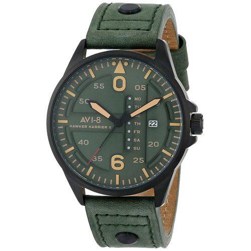 Relógio Masculino da Avi-8 Av-4003 Hawker Harrier Ii (green)