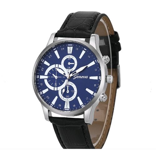 Relógio Masculino de Pulso Geneva Classic Blue Quartzo