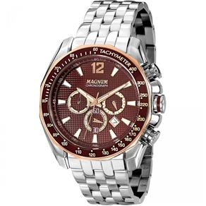 Relógio Masculino de Pulso Magnum Luxo Chronograph Ma33586r