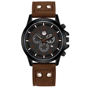 Relógio Masculino de Pulso Quartz Exército - Marrom Escuro