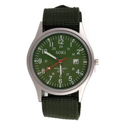 Relógio Masculino de Pulso Soki Unisex Verde