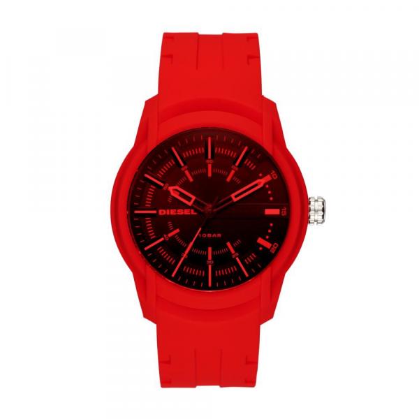 Relógio Masculino Diesel DZ1820/8RI 43mm Silicone Vermelho