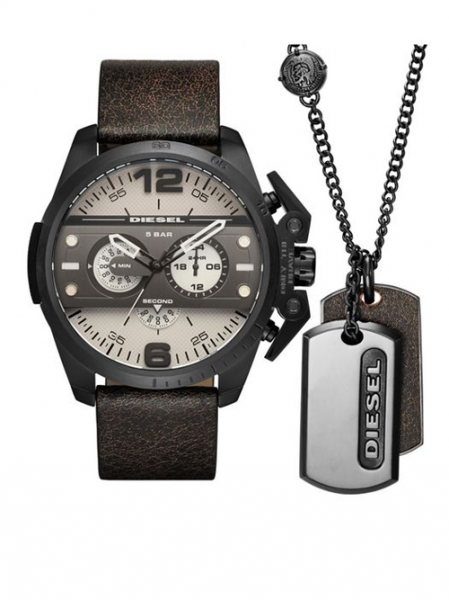 Relógio Masculino Diesel DZ4416/0XN 52mm Couro Marrom