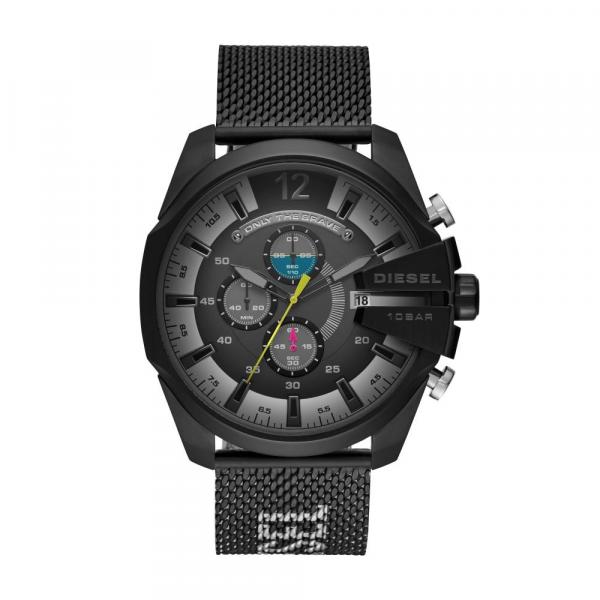 Relógio Masculino Diesel Mega Chief DZ4514/1PN 52mm Aço Preto