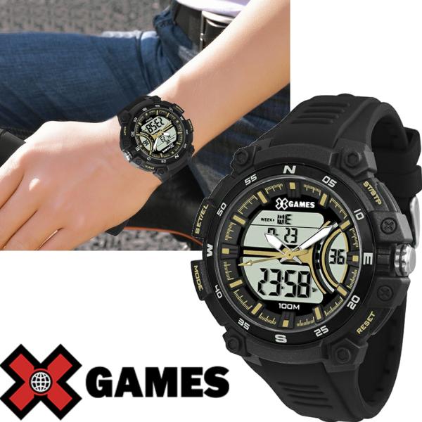 Relógio Masculino Digital Analógico X Games Preto Grande Original Prova DÁgua XMPPA258 BXPX