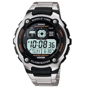 Relógio Masculino Digital Casio AE-2000WD-1AVDF - Prata