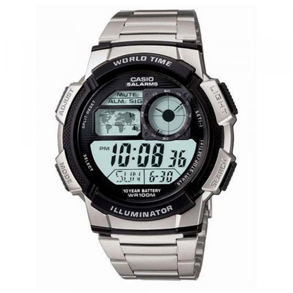 Relógio Masculino Digital Casio AE-1000WD-1AVDF - Prateado