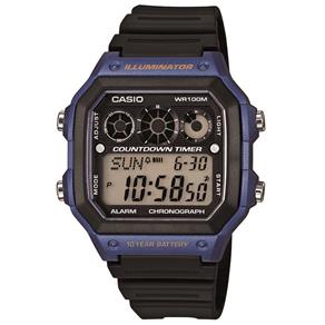 Relógio Masculino Digital Casio AE-1300WH-2AVDF - Preto