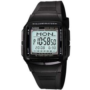 Relógio Masculino Digital Casio Data Bank DB-36-1AV - Preto