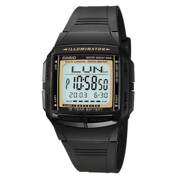 Relógio Masculino Digital Casio DB369AVDF - Preto DB-36-9AVDF - Casio*