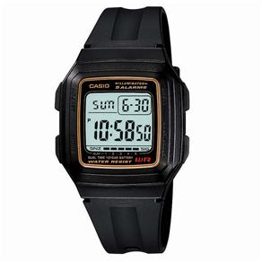 Relógio Masculino Digital Casio F201WA9ADF - Preto