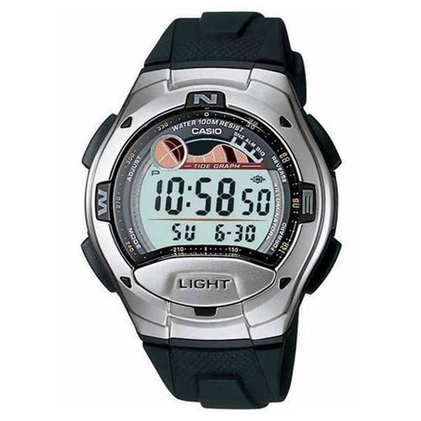 Relógio Masculino Digital Casio Standard W-753-1AVDF - Preto W-753-1AVDF - Casio*