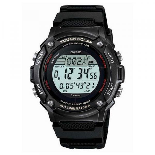 Relógio Masculino Digital Casio W-s200hd-1av - Prata/preto - Casio