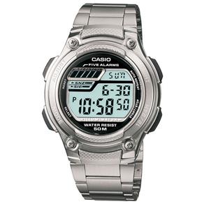 Relógio Masculino Digital Casio W212HD1AVDF - Prata