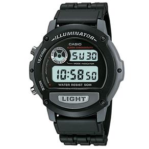 Relógio Masculino Digital Casio W87H1VHDR - Preto