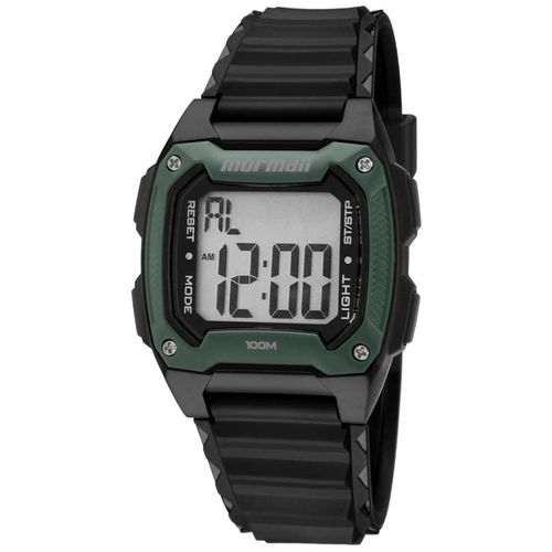 Relogio Masculino Digital Mormaii Preto com Verde Moy1516/8v