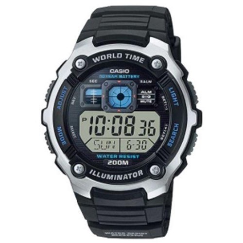 Relógio Masculino Digital Preto com Prata - Casio