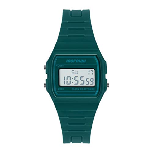 Relógio Masculino Digital Quadrado Verde Mormaii Original+NF
