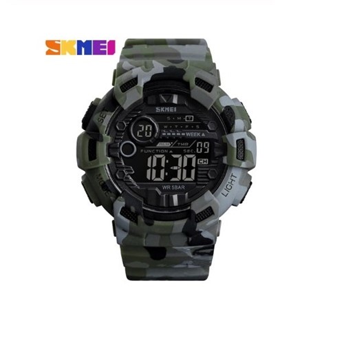 Relógio Masculino Digital Skmei Mod 1472 (Verde Camuflado)