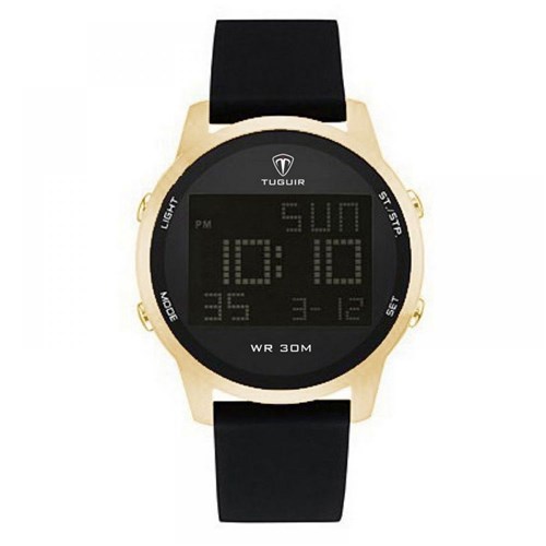 Relógio Masculino Digital Tg7003 Dourado - Tuguir