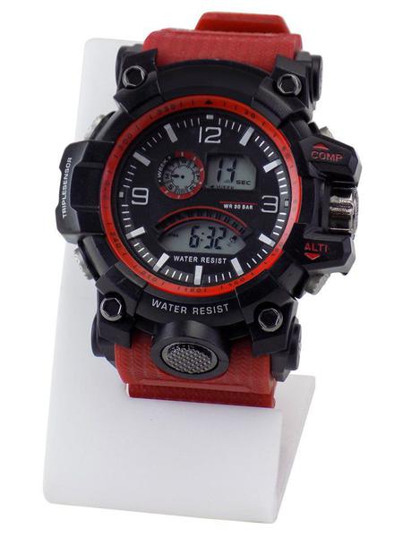 Relógio Masculino Digital Vermelho Sport a Prova D' Água - Orizom